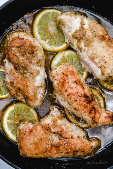 Baked Lemon Pepper Chicken makes a delicious and easy chicken recipe! Perfect weeknight supper for the lemon lover! // addapinch.com