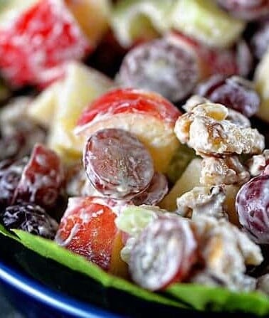 Waldorf Salad Recipe from addapinch.com